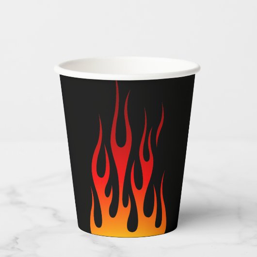 レトロ伝統的フ改造レイズカスタムレーシング  紙コップ (正面)