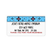 レトロ住所 シール (正面)