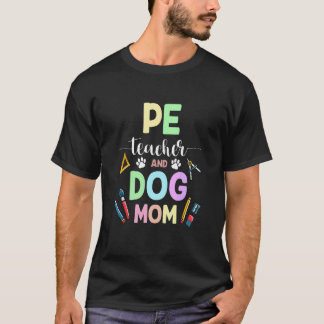 レトロ体育教師と愛犬ママの初の登校日 Tシャツ