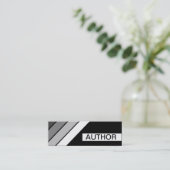 レトロ作家 スキニー名刺 (スタンド正面)