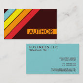 レトロ作家 名刺 (正面/裏面)