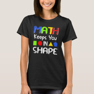 レトロ保スMath You In Shape先生ス Tシャツ