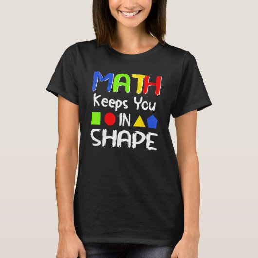 レトロ保スMath You In Shape先生ス Tシャツ (正面)