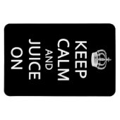 レトロ保ヴィンテージブラックマグネットに穏やかなジュース マグネット (横)