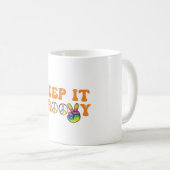 レトロ保it groovy コーヒーマグカップ (正面右)