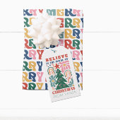 レトロ信じインサンタ魔法・オブ・クリスマス ギフトタグ