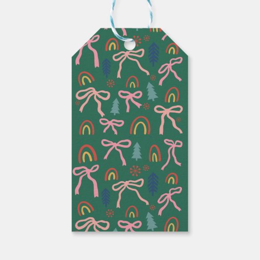 レトロ信じインサンタ魔法・オブ・クリスマス ギフトタグ (裏面)