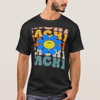 レトロ先生デイジーカラフル新学期3 Tシャツ