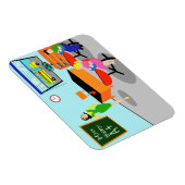 レトロ先生可撓磁石 マグネット (右側)