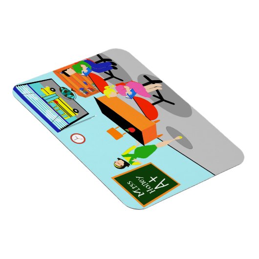 レトロ先生可撓磁石 マグネット (右側)