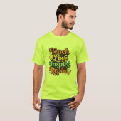 レトロ先生愛情インスピレーション教師Tシャツ Tシャツ (正面フル)