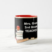 レトロ先生新学期 ツートーンマグカップ (中央)