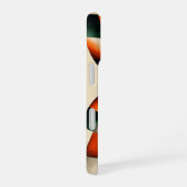 レトロ光学スパイラルスマホケース iPhone 16ケース (右側面)