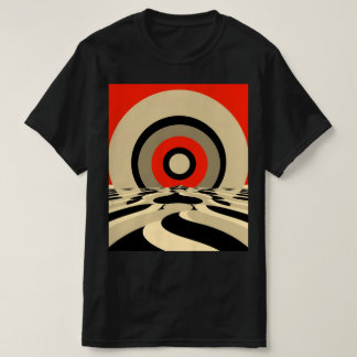 レトロ光学錯覚Tシャツ – ヴィンテージ70sサイケ Tシャツ