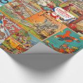 レトロ児童書包紙 ラッピングペーパー (角)