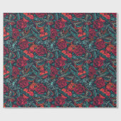 レトロ入れパターン ラッピングペーパー (フラット)