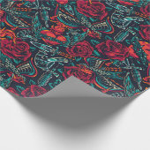 レトロ入れパターン ラッピングペーパー (角)