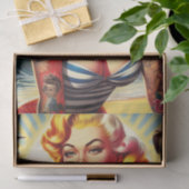 レトロ入れ墨ビキニピンアップ 薄葉紙 (ギフト)