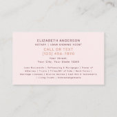 レトロ公証人公債署名業者 名刺 (裏面)