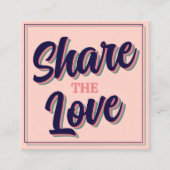 レトロ共有ザラブタイポグラフィクール配色 紹介カード (正面)