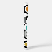 レトロ円の形状ミッドセンチュリーモダン Case-Mate iPhoneケース (裏面 / 右)