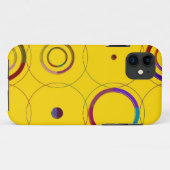 レトロ円シームレスパターン Case-Mate iPhoneケース (裏面(横))