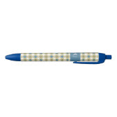 レトロ円パターモノグラムのン 黒ボールペン (ボトム)