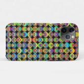 レトロ円 – 抽象芸術幾何学 Case-Mate iPhoneケース (裏面(横))