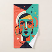 レトロ再生 バスタオルセット (ハンドタオル)