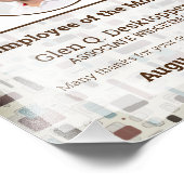 レトロ写真の従業員 フォトプリント            (角)