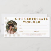 レトロ写真パタ市松模様にーンギフト券 (裏面)