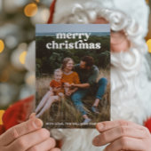 レトロ写真メリークリスマスカード シーズンカード