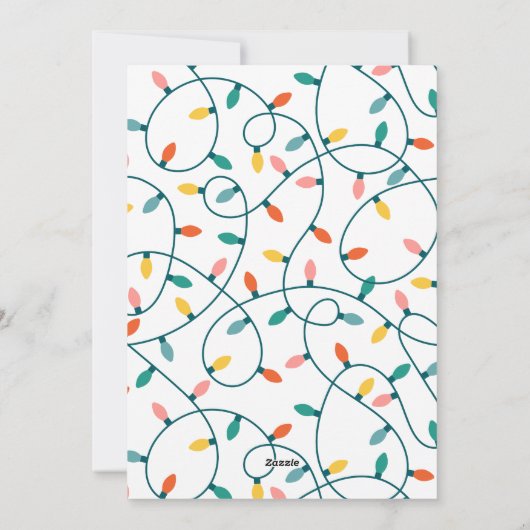 レトロ写真メリークリスマスカード シーズンカード (裏面)