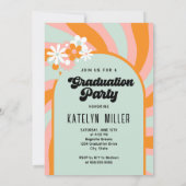 レトロ写真卒業招待状 招待状 (裏面)