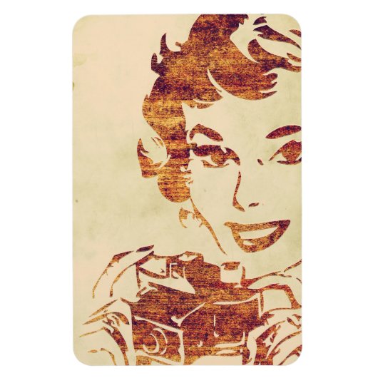 レトロ写真家 マグネット (縦)