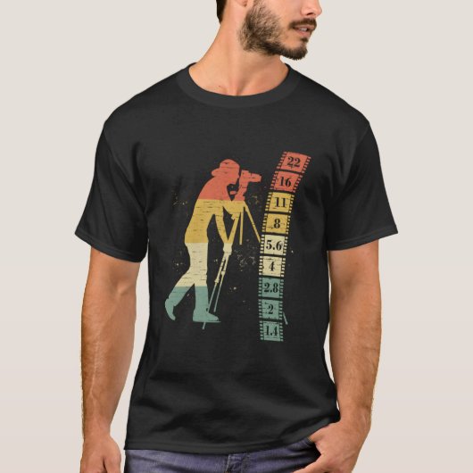 レトロ写真撮影 Tシャツ (正面)