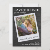 レトロ写真 セーブザデート (正面)