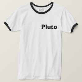 レトロ冥王星 "決して忘れない"  Tシャツ
