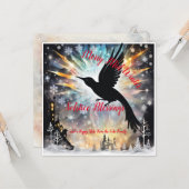 レトロ冬の至愛と光の物語 カード (正面/裏面インサイチュ)