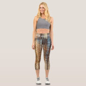 レトロ冬灯 カプリレギンス (正面)