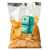 レトロ冷蔵庫 シール