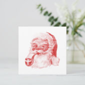 レトロ凸版スタイルサンタウィズパイプ シーズンカード (スタンド正面)