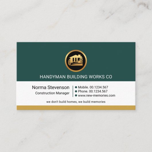 レトロ列画層ホームの改装 名刺 (正面)