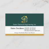 レトロ列画層(電気) 名刺 (正面)