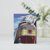 レトロ列車はがき ポストカード (スタンド正面)