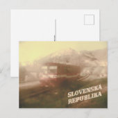 レトロ列車 ポストカード (正面/裏面)