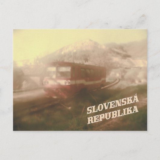 レトロ列車 ポストカード (正面)