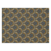 レトロ刺繍アークパターンテーブルクロス テーブルクロス (正面(横))