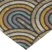 レトロ刺繍アークパターンテーブルクロス テーブルクロス (アングル)