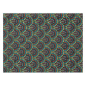 レトロ刺繍アークパターンテーブルクロス テーブルクロス (正面(横))